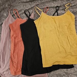 EUC Women's Junior's Multicolor Cami Tops Set Of 4 Size XL